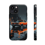 1966 GTO Orange Rainy City Tough Phone Case Cover Gift Art