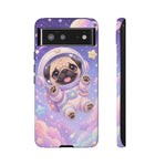 Cute Astronaut Pug Phone Case | Space Puppy Galaxy Stars