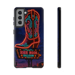 Neon Cowboy Boot phone case | High Noon Saloon design