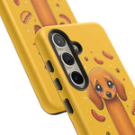 Dachshund Long Boi Kawaii Pet Dog Art Tough Phone Case