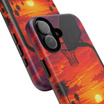 Basketball Court Sunset Phone Case | Tough Phone Case