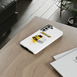 Z06 Corvette Phone Case, Yellow Sketch Reveal Chrome Cover