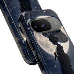 Geisha Parasol Moonlight Art Tough Phone Case