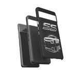 White SS Camaro reflection phone case | Car muscle car phone case
