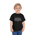 Toddler 1966 Ford Galaxie 500 Outline Car T-Shirt, Vintage Retro Tee