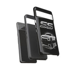 White SS Camaro reflection phone case | Car muscle car phone case