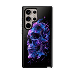 Holographic Skull Phone Case, Shattered Glass Iridescent Cover