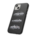 Silver Prelude Sports Coupe Tough Phone Case for JDM Fans