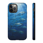 Amberjack School Phone Case, Open Water Sunlight Tough Cover