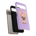 French Bulldog Bat Ears Kawaii Pet Dog Art Tough Phone Case