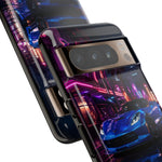 Blue C7 Neon District Tough Phone Case
