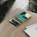 1957 Bel Air Turquoise Retro Tough Phone Case Classic Car Art Cover
