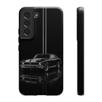 Nova SS Phone Case, Black 68 Muscle Car Silver Stripe Studio Cover