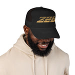 Z28 Gold Logo Foam Trucker Hat – Retro Camaro Snapback Mesh Cap Classic Muscle Car Style