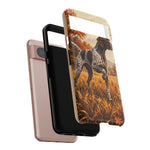 German Shorthaired Pointer Pointing Art Tough Phone Case