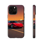 Red C4 ZR-1 King of the Hill Art Tough Phone Case