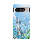 Copy of Silver Butterflies Tough Case | Blue Sky Water Droplets Phone Cover