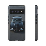 1969 Camaro SS Black Overhead Tough Phone Case Cover Gift Art