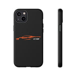 Orange C8 Phone Case for Chevy Fans, Tough Protective Cover
