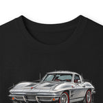 Silver 1963 Corvette Z06 Split Window long sleeve tee