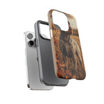 German Wirehaired Pointer Autumn Art Tough Phone Case
