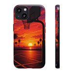 Basketball Court Sunset Phone Case | Tough Phone Case
