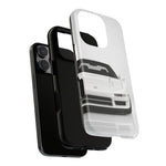White NSX Phone Case, Retro 90s JDM Supercar Cover, Gift for Car Lovers