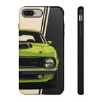 Cuda Shaker Hood Lime Light Tough Phone Case