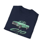 1968 Chevy C10 Pickup T-Shirt | Vintage Green Truck Graphic Tee