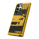 S2000 Spa Yellow Retro 90s JDM Car Tough Phone Case