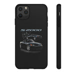 Black S2000 Roadster Collage JDM Tough Phone Case Cover Gift