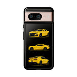 Yellow Camaro SS Muscle Car Phone Case Tough Multi View Print