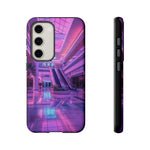 Empty Mall Escalator Vaporwave Art Tough Phone Case
