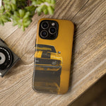 Classic Camaro SS Phone Case, Yellow 69 Muscle Car Cover, Gift for Guys
