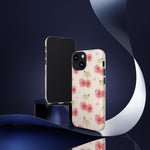 Pink Cherry Pattern Phone Case | Cute Retro Fruit Design