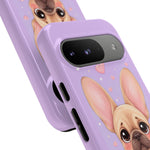 French Bulldog Bat Ears Kawaii Pet Dog Art Tough Phone Case