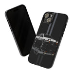 AE86 Phone Case, White 85 JDM Drift Icon Stripe Studio Cover