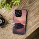 C8 Corvette Silhouette Pastel Horizon Case