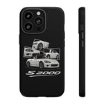 White S2000 Roadster Collage JDM Tough Phone Case Cover Gift