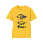 Yellow 1972 Chevelle Muscle Car T-Shirt | Classic Auto Trio Illustration