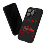 Red ZR1 C8 Phone Case for Chevy Fans, Tough Cover