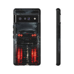 Night Rain R34 Skyline Car phone case | Sports Car Rear Lights, Reflective Road