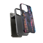 Lofi Anime Rain Street Art Tough Phone Case