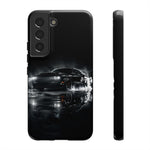 Black Sports Car Illustration 2023 Challenger SRT phone case | Car Drift Reflection