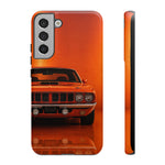 Orange Cuda Phone Case, 71 Classic Muscle Car Tough Cover