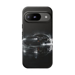 Black Sports Car Illustration 2023 Challenger SRT phone case | Car Drift Reflection