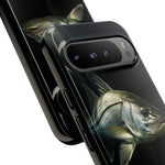 Snook Fishing Phone Case, Saltwater Portrait Black Cover, Gift