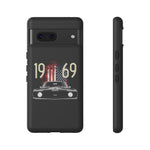 1969 Camaro SS American Flag Tough Phone Case Cover Gift Art