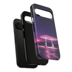 Neon Fuel Station Desert Night Tough Phone Case Cover Gift