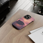 C8 Corvette Silhouette Pastel Horizon Case